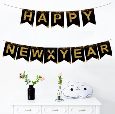 China PE happy new year bannerParty banner for sale