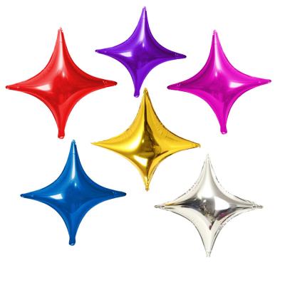 China 10 inch star wedding foil balloon festival decoration supply small star light size aluminum panel balloon movie star for sale