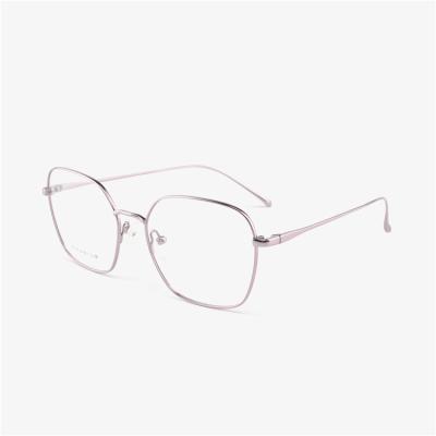 China For Reading Glass Kenbo Eyewear Square Oversized Glass Frames Eyewear Optical Titanium Frames Glass Women for sale