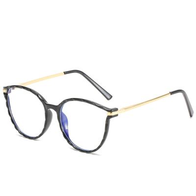 China Eyewear 2021 Kenbo Classic Anti Glass Frame Tr90 Retro Round Light Blue Light Blue Anti Glasses For Prescription Glasses Vintage Optical Glasses for sale