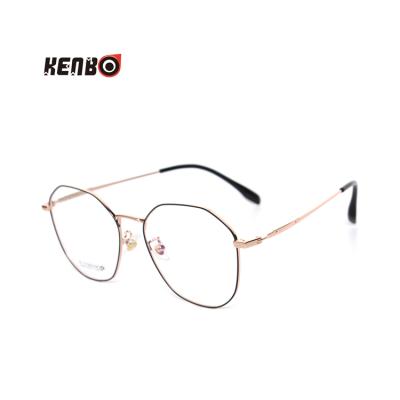 China Kenbo Eyewear 2020 Fashion Titanium Optical Frame Light Weight Flexible Eyewear Frame Glass Prescription for sale