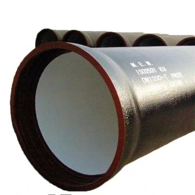 China Ductile Pipeline ISO 2531 EN545 EN598 Class K9 C40 C30 C25 150mm Iron Pipe Manufacturers for sale