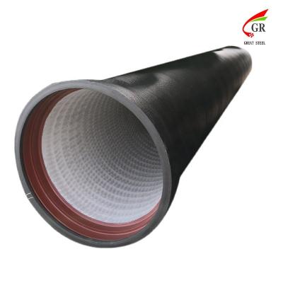 China Pipeline Competitive Price EN598 Zinc Bitumen Paint Malleable Iron Pipe k7 For Sewage for sale