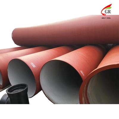 China Ductile Pipeline Dn350 Dn450 Cast Iron Pipe Price Per Meter for sale