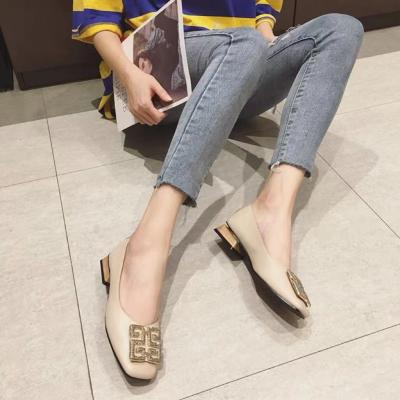 China Low top shoes women's shoes single shoes new style flat shape pointed toe high heels stiletto for sale