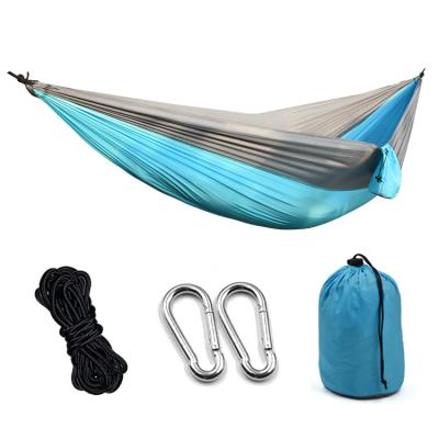 China Durable Single Outdoor Camping Hammock Hammock Swing For Adults Swing With Round Rope for sale