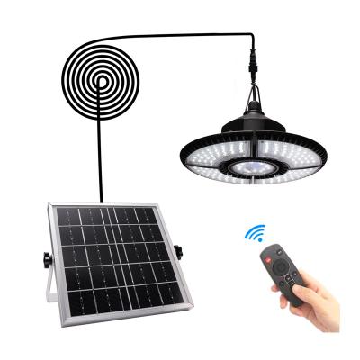 China New 4 Head 136 LED High Brightness Solar Garden Lamp 1000lm Dimmable Timing Remote Control Garage Light For Outdoor Warehouse Villa for sale