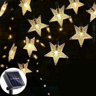 China Ghost 5m 20 LED 17ft Outdoor Waterproof Solar Power Star Twinkle Fairy String Lights for Halloween Christmas Wedding Party Birthday for sale