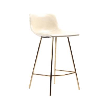 China Modern Living Time Leather Club Stools Metal PU Chair Bar Chair New Lead Packing Room Modern Rotating Bar Furniture for sale