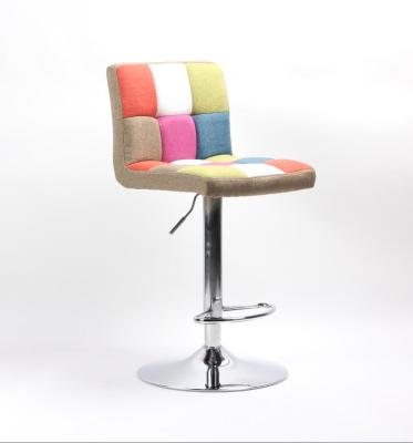 China High Modern Furniture Martini Swivel Adjustable Multicolor Splicing Bar Stools for sale