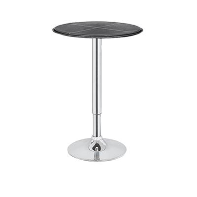 China Modern Bar Table Swivel And Height Adjustable Round Bar Table Made Of PVC for sale