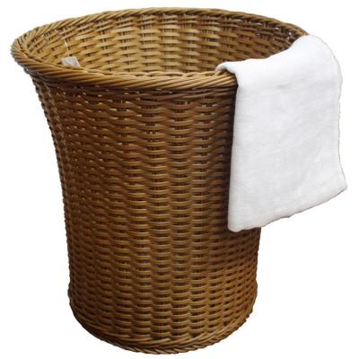 China Factory Direct Selling Durable Plastic Rattan Laundry Basket Plastic Laundry Basket for sale