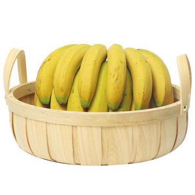 China Japan Banana Basket Fruit Woven Basket Storage Natural Wood Wooden Basket with Handles for sale