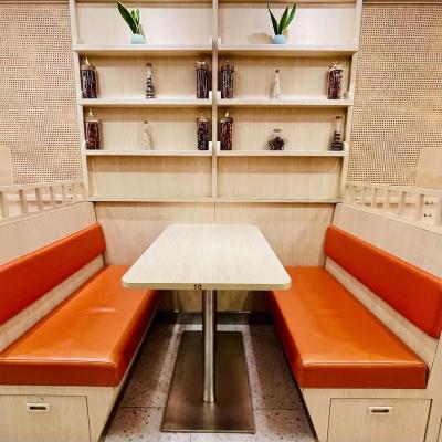 China Restaurant bar banquette booth sofa seating seater pretty foldable colorful design for sale