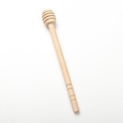 China Wooden Honey Spoon Stirrer Wooden Honeycomb Stick Mini Honey Dipper Eco-friendly Wooden Farmhouse 15cm 16cm for sale