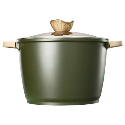 China Large Sustainable Soup Pot, Wholesale Stock Pots, Non Stick Ceramic Soup Pot Casserole Sauce Pot With Lid for sale