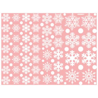 China XM2014 Cute XM2014 Cute Static Snowflake PVC Window Stickers Christmas Decorations Sticker XM2014 for sale