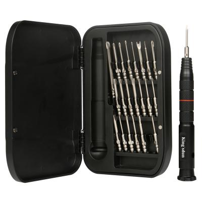 China Durable 22 In 1 Precise Screwdriver Set Steel Bit S2 Screwdriver Set Repair Tools For Mobile Phone Camera for sale