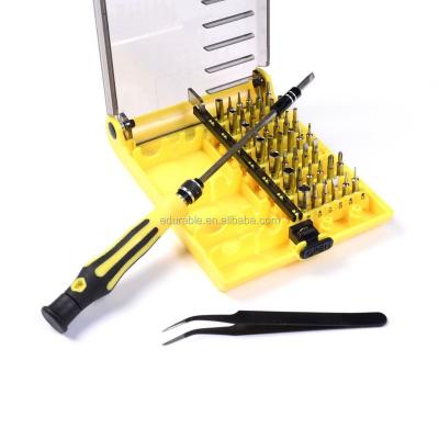 China Multi Functional Premium 45 in 1PrecisionScrewdriver CRV Repair Tools Case Steel Screwdriver Tips for Mobile Phone Repair for sale