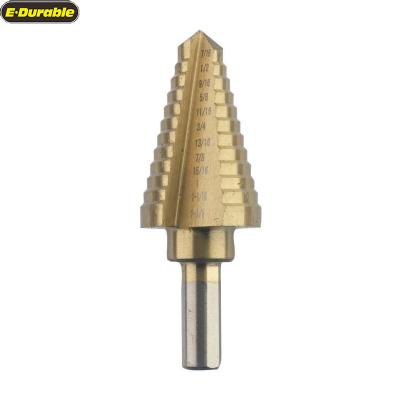 China High Quality E-durable Hot Selling E-durable Hole Expander High Quality Alloy Steel Titanium Step Drill Bit for Wood and Metal for sale