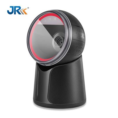 China JR Warehouse 1D-2D Bookstore Supermarket A4 Fast High Quality High Yield HC-T52HD Automatic Desktop Barcode Scanner for sale