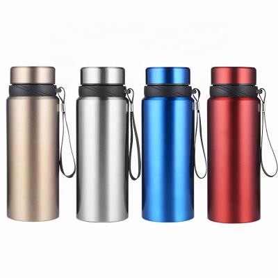 China Custom Printed Business CHUFENG Large Capacity 750ml Portable Outdoor Water Flask Thermos Bottle Stainless Steel for sale