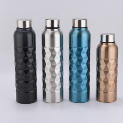 China Yongkang factory private label competitive price gym running sport stainless steel viable single wall water bottle for sale