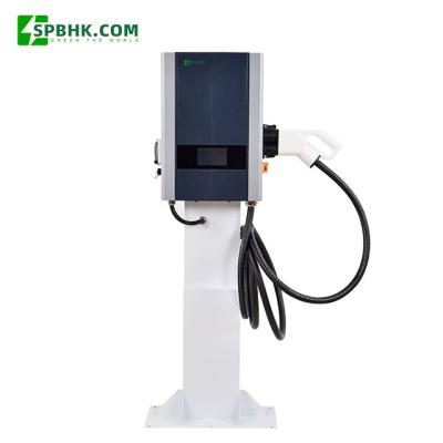 China Electrc taix charging stations DC 20Kw 60A electric car Ev fast charger wall mounted station with display screen operation for sale