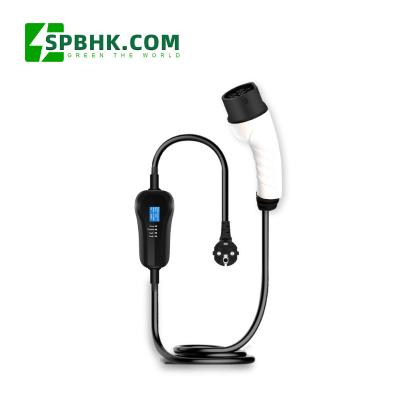 China chademo hands free portable ev charger 220v 16a fast ev charging station for sale