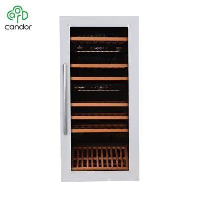 China New Type 78 Bottles Compressor Wine Household Cooler Cabinet JC-230A1E for sale