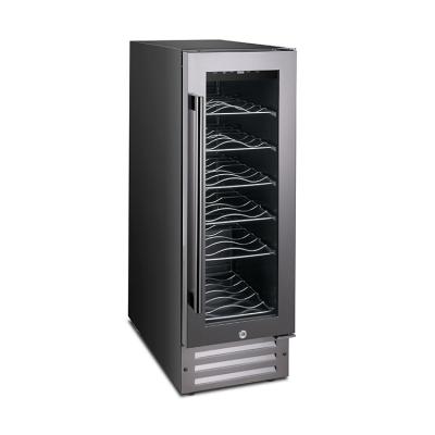 China Hotel 18 Bottles Single Zone Compressor Integrated Wine Cooler JC-58EQ for sale