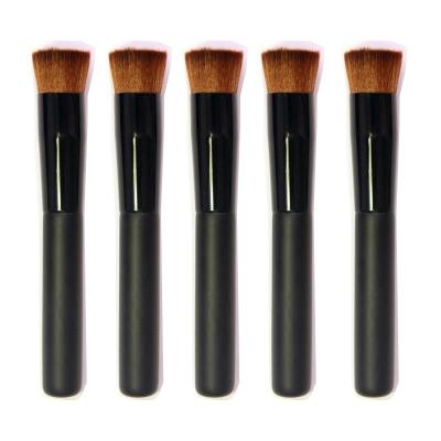 China Angular Blush Powder Brush Private Label Dispensing Powder With Containers Wholesale Refillable Base Brush Loose Powder for sale