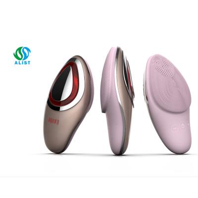 China Custom Mini Waterproof Wireless Sonic Electric Personal Care Silicone Rechargeable Deep Cleansing Facial Cleansing Brush for sale