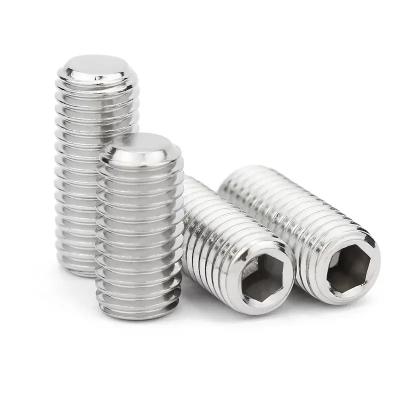 China Handan Manufacturer Hex Socket Set Screws Hex Flat Socket Screw Stainless Steel High Quality Fasteners for sale