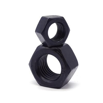 China Heavy Industry 2H HEX NUTS Factory Supply Manufacture Black High Grade for sale