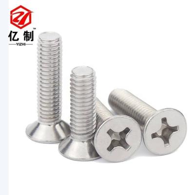 China Countersunk stainless steel ss201 304 bolts fasteners supplier for sale