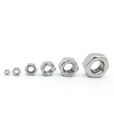 China High Quality Heavy Industry Handan Fastener Wholesale Price DIN934 Galvanized Black Hex Nut Price 4.8/6.8/8.8/10.9/12.9 for sale