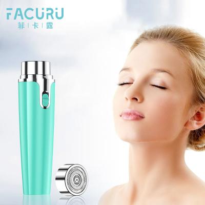 China Facuru classic hot sale twin blade power loaded facial hair remover hair removal device for household for sale