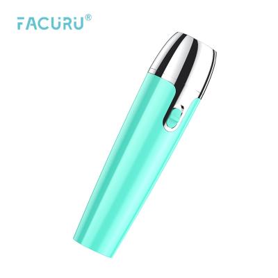 China Facuru Amazon Hot Selling Cheap Portable Women's Twin Blade Hair Remover Lipstick Shaver Lady Epilator for sale