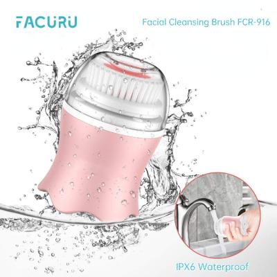 China 2021 Dropshipping DEEP CLEANING Products 4 in 1 Home Use Beauty Device Sonic Vibrating Facial Cleansing Brush for sale