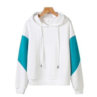 China Anti-wrinkle Style Fashion Street Customization Designer Simple Color Block Pullover Hoodie Sweatshirt for sale