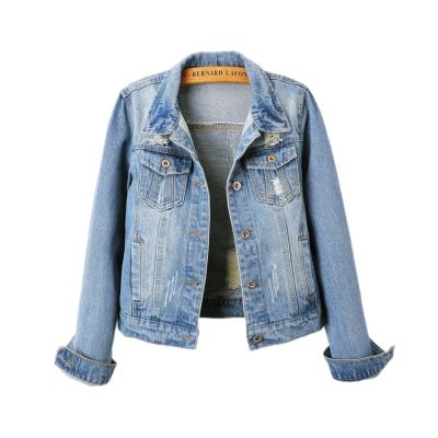 China Spring And Autumn Trend Fashion Style High Quality Women Breathable Oversized Jean Jacket for sale