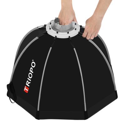 China No Messy Triopo 65cm Son Photo Bowens Mount Portable Octagon Umbrella Outdoor Softbox Soft Box For Lightning for sale