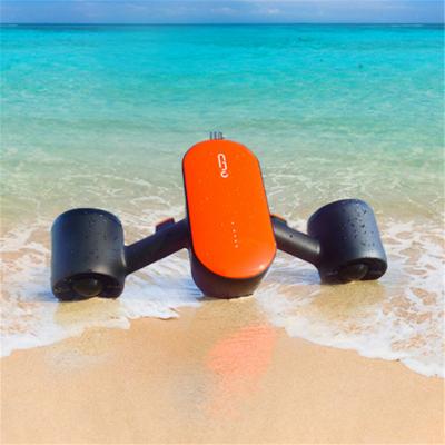 China 350W Sport Underwater Sea Scooter Flashlight Water Scooter Motor Electric Swimming Diving Fins Seascooter For Swimming Pool for sale