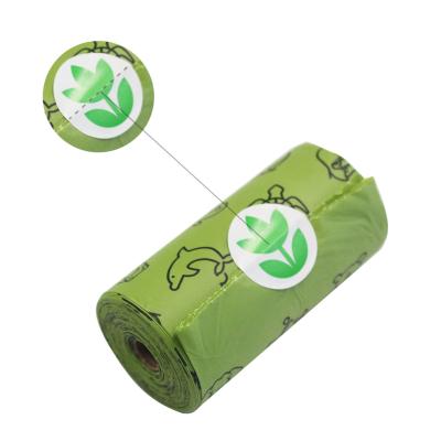 China BIODEGRADABLE Custom Dog Poop Bags PPE Additive Doggie Biodegradable Plastic Bags Eco Friendly Pet Waste Bags for sale