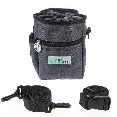 China Customized Viable Outdoor Dog Treat Pouch Dog Agility Training Pocket With With Built-in Waist Shoulder Poop Bag Dispenser for sale