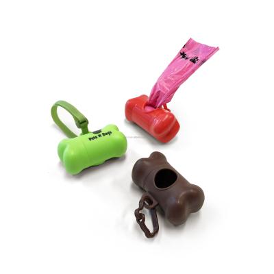 China Sustainable Wholesale Eco Friendly 100% Biodegradable Custom Dog Poop Dog Bag Holder Waste Bag Holder Dispensers for sale