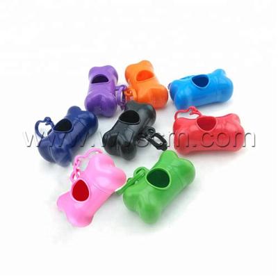 China BIODEGRADABLE Biodegradable Packaging Poop Bags Green Eco Friendly Refill Rolls With A Freestanding Dispenser for sale