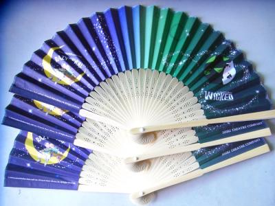 China Advertising bamboo fan for sale