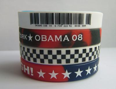 China Hot sell silicone bracelets for promotion for sale